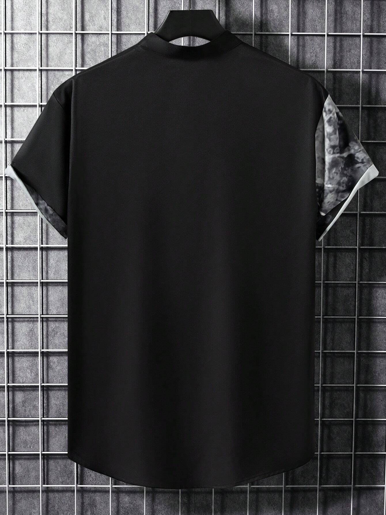 Manfinity RSRT Men 1Pc Plants Print Shirt