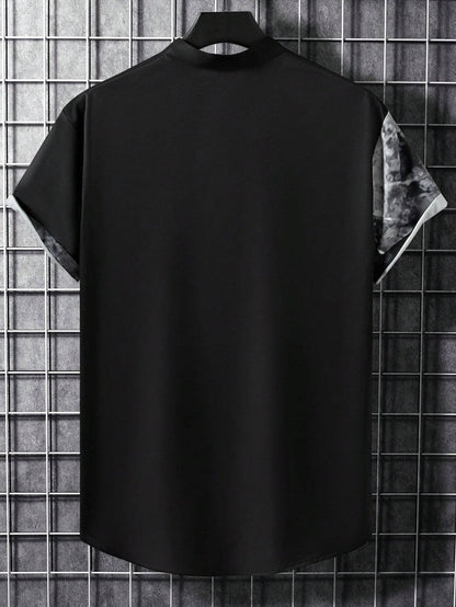 Manfinity RSRT Men 1Pc Plants Print Shirt