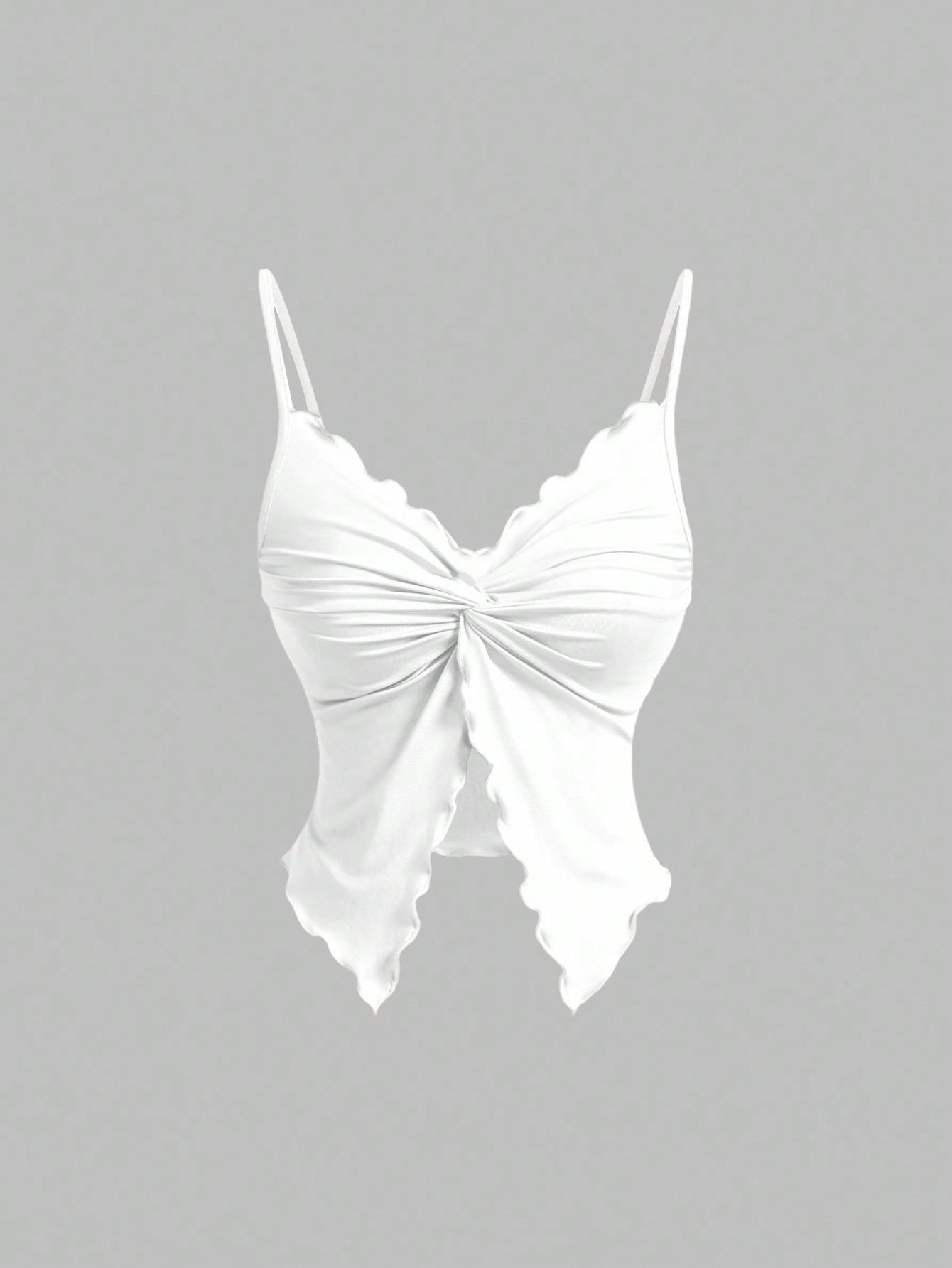 Twist Front Crisscross Sleeveless 