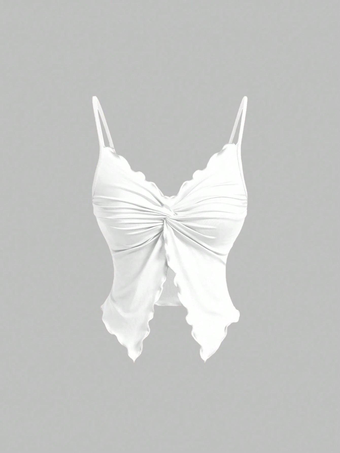 Twist Front Crisscross Sleeveless 