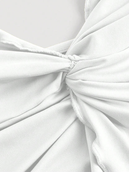 Twist Front Crisscross Sleeveless 