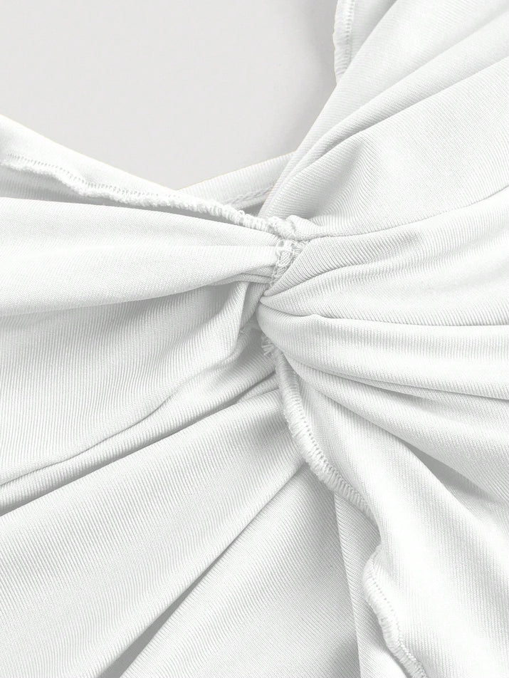 Twist Front Crisscross Sleeveless 