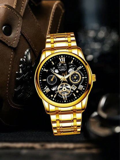 Business & Formal Men’s Watch – Night Light, Roman Dial