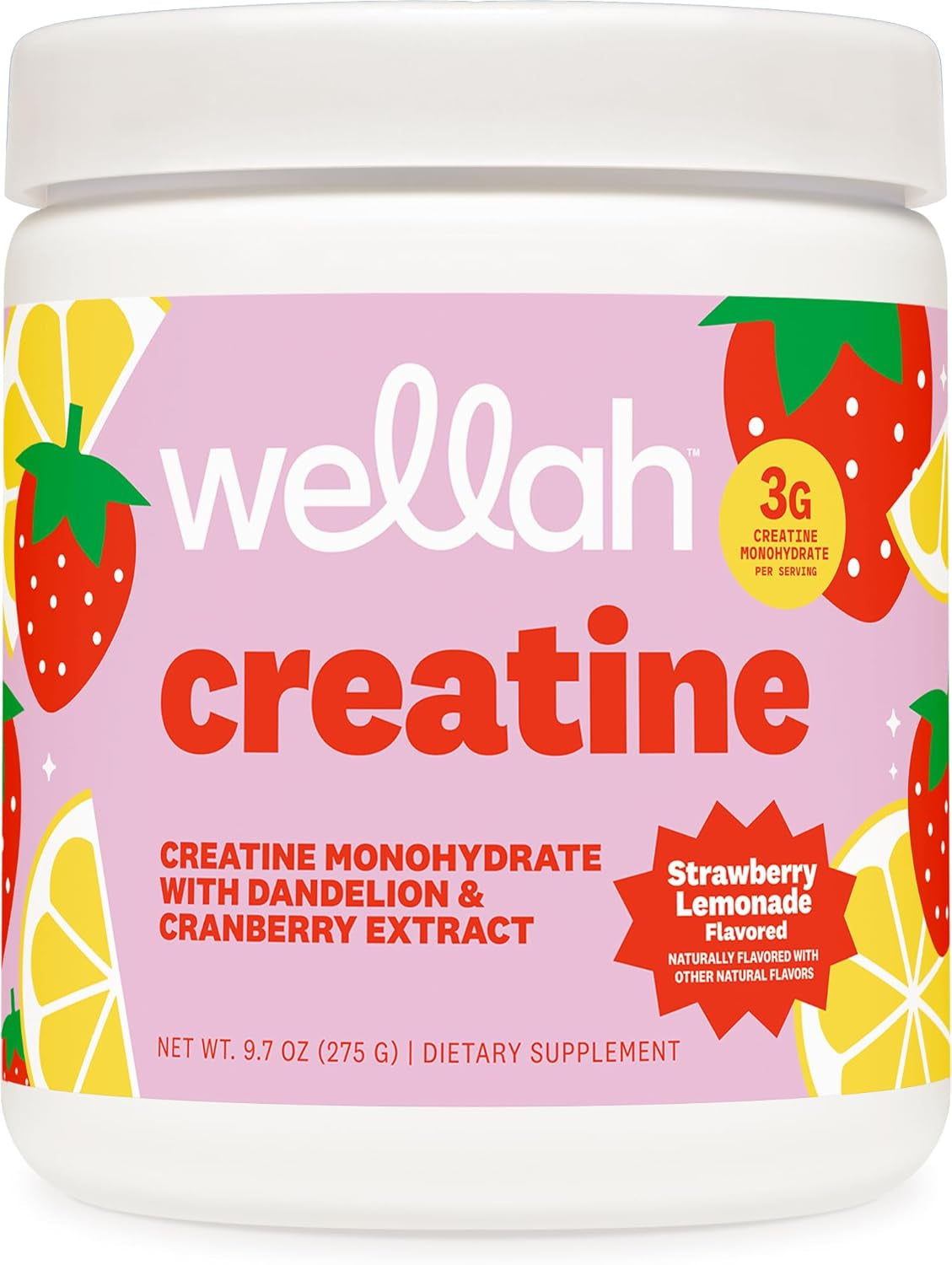 Creatine for Women – Strawberry Lemonade (50 Servings)