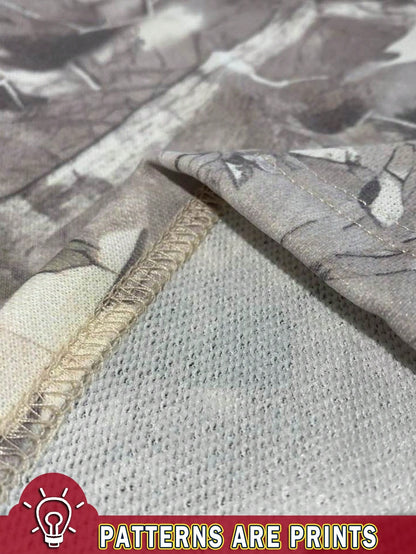 Muchica Western Wear Women 'S Branch Print Loose Sweatpants for Summer