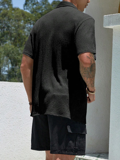 Loose-Fit Men’s Summer Shirt Set – Manfinity Homme