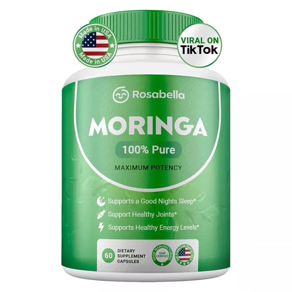 Moringa Capsules for Immune Support and Gut Health, Overall Wellness, Antioxidants