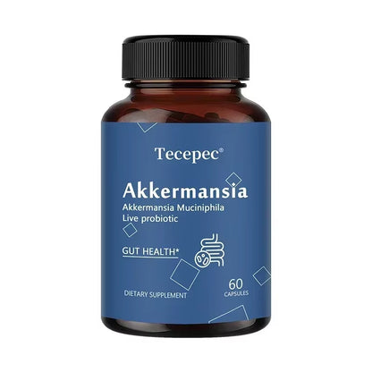Akkermansia Muciniphila Active Probiotic Capsules, Support Digestion, Intestinal Health, Promote Intestinal Flora Balance
