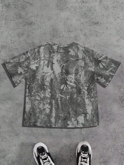 INAWLY Women'S Casual Loose Camo Print Short Sleeve T-Shirt