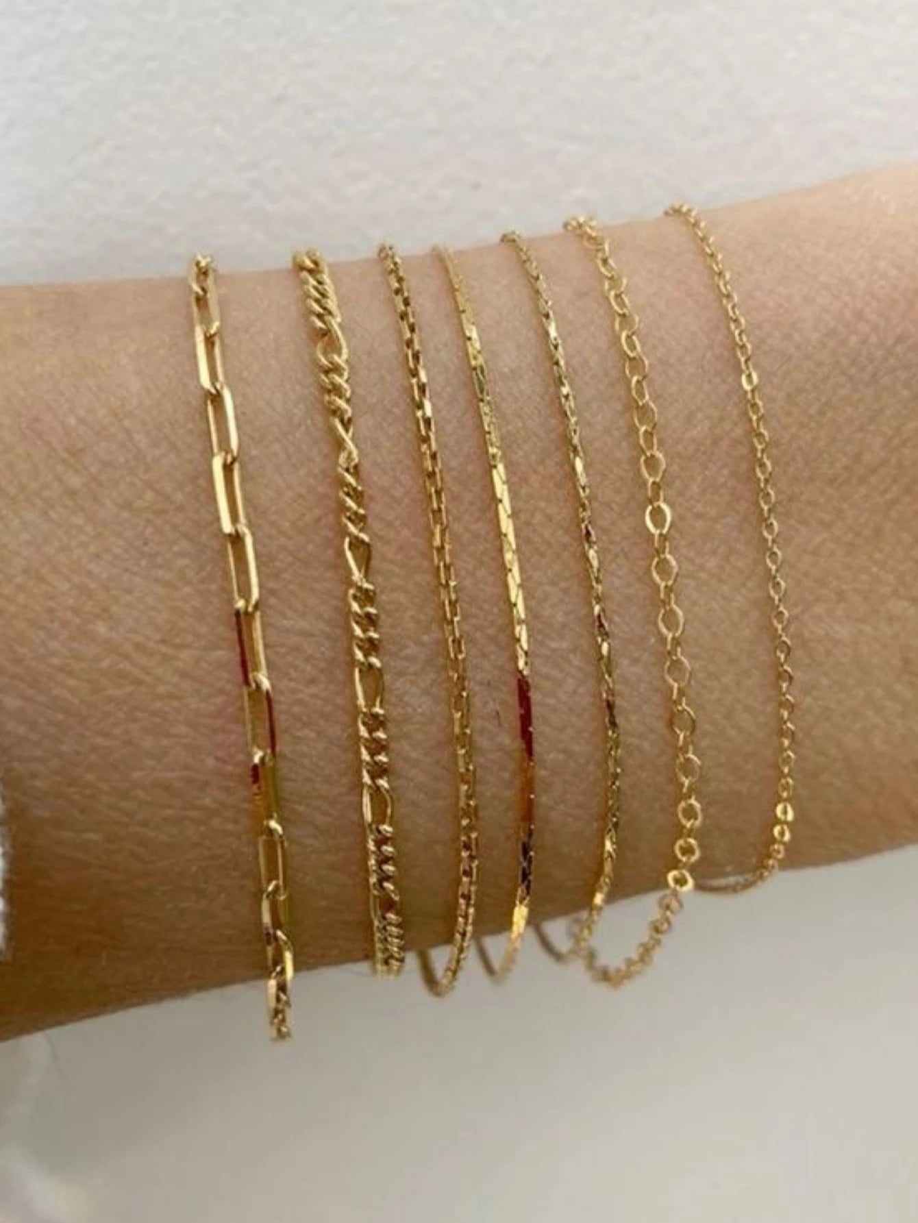 5Pcs Stainless Steel Heart Beaded Multi-Layer Bracelet Set, Fashionable Accessory for Daily, Work, Party, Unisex Jewelry (Bead Quantity Random)